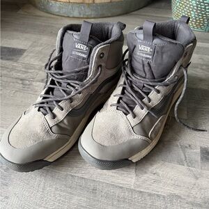 Vans Ultrarange Black and Gray High-Top Sneakers